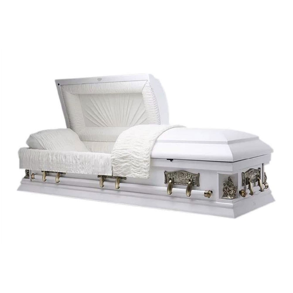 Innocenti ivory casket with Last Supper relief panel
